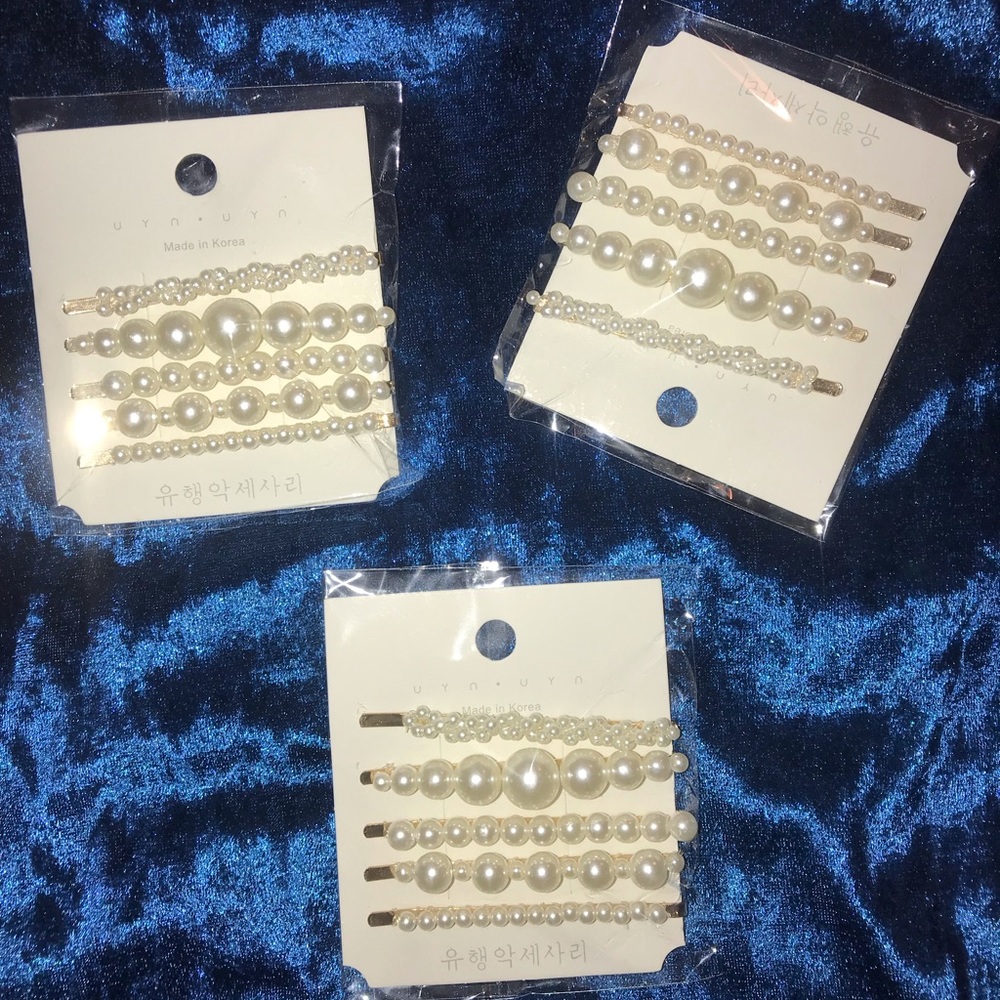 Fashion pearl Hairpins set